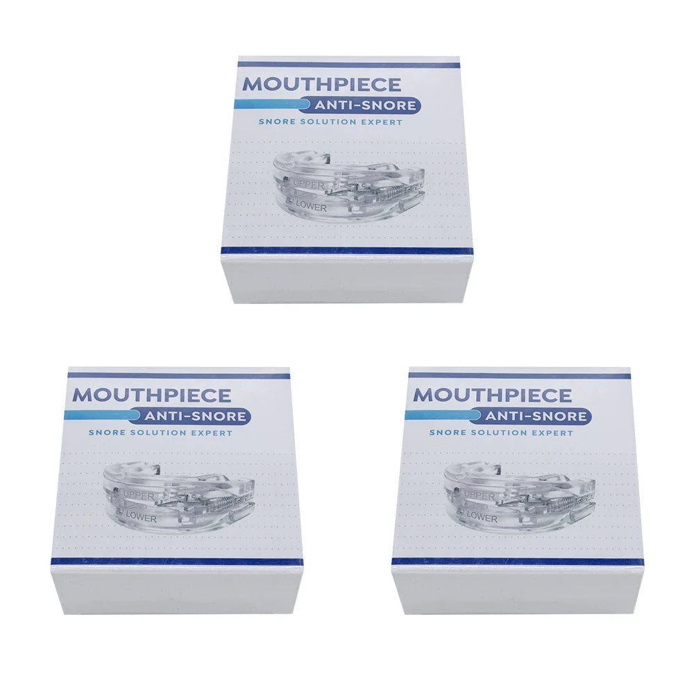 Adjustable Anti-Snoring Mouth Guard Nighttime Teeth Mouthguard Sleeping Bite Guard for Bruxism Stop Snoring